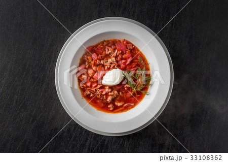 ボルシチ　ロシア料理　Borscht Russian cuisine 33108362