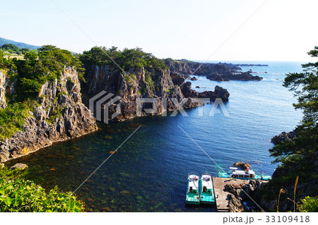 【名勝・国定公園】佐渡島 尖閣湾揚島遊園 33109418