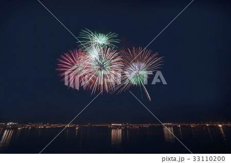 京都　宮津燈籠流し海上花火大会 33110200