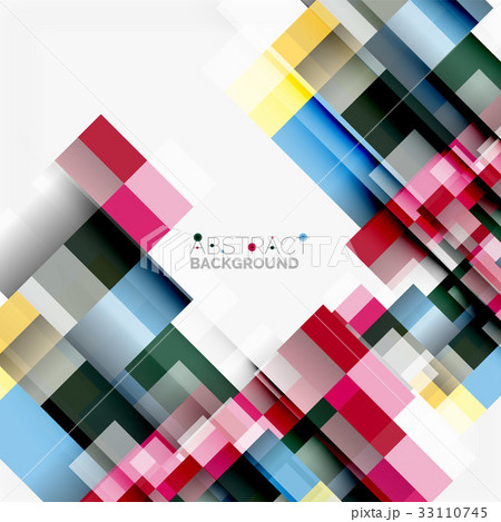 Abstract blocks template design background, simple 33110745