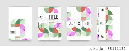 Set of brochure cover templates Set of brochure cover templates 33111132