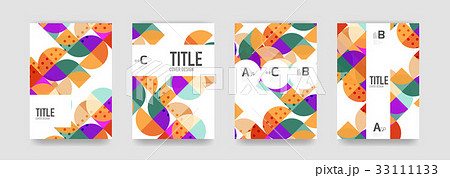 Set of brochure cover background, a4 template Set of brochure cover background, a4 template 33111133