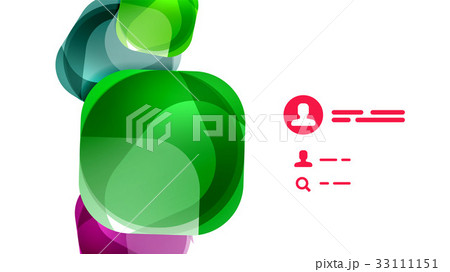 Modern geometric presentation background 33111151