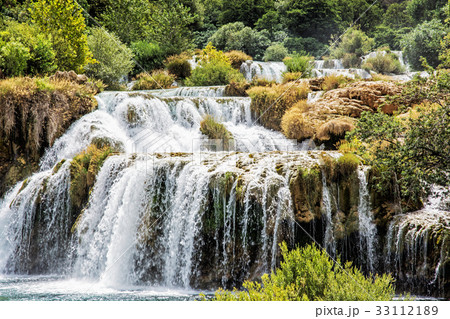 Krka waterfalls, croatian national park, Croatia Krka waterfalls, croatian national park, Croatia 33112189