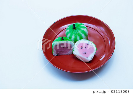 上生菓子・西瓜薯蕷饅頭 33113003