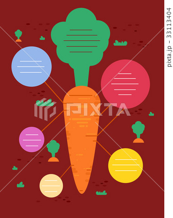 Carrots Nutrients Poster 33113404