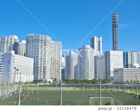 【神奈川県・2017年7月】　みなとみらい　都市風景 33116479