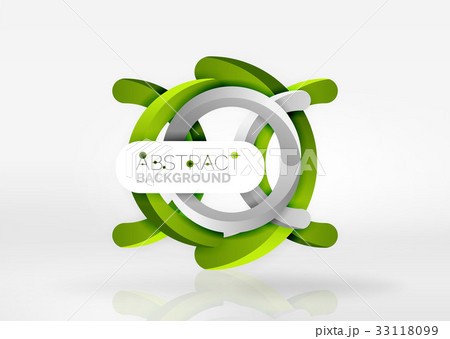Modern 3d ring vector abstract background Modern 3d ring vector abstract background 33118099