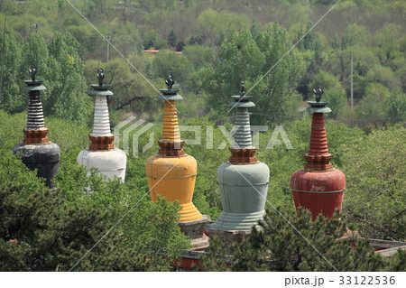 世界遺産 中国 承徳 普陀宗乗之廟 東五塔白台 世界遺産 中国 承徳 普陀宗乗之廟 東五塔白台 33122536