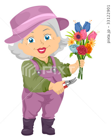 Senior Girl Flower Cuttings 33122901