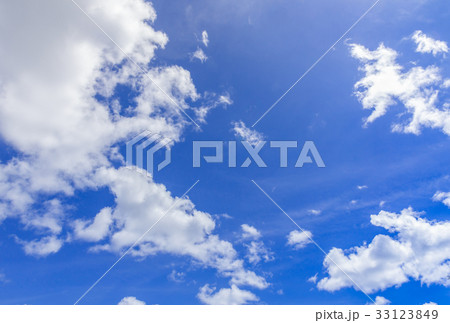 White clouds in blue sky White clouds in blue sky 33123849
