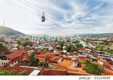 Panorama view of Tbilisi, capital of Georgia  33124688