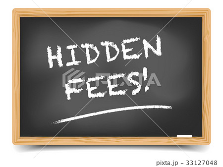 Blackboard Concept Hidden Fees 33127048
