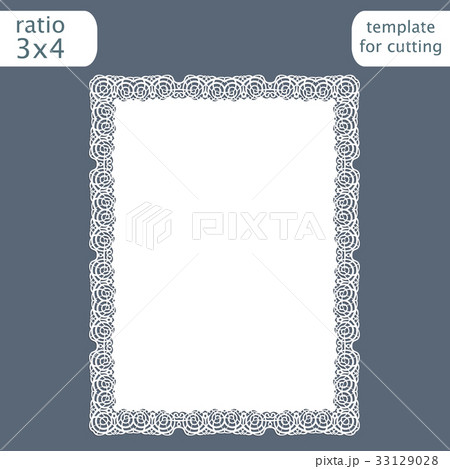 Laser cut wedding invitation card template Laser cut wedding invitation card template 33129028