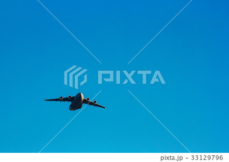 Passenger aircraft in the sky Passenger aircraft in the sky 33129796