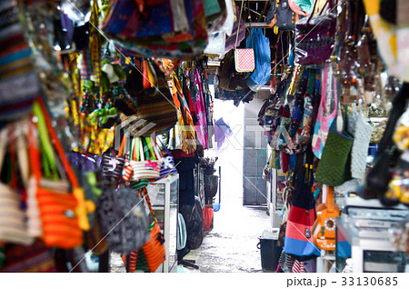 東南アジアの商店街 33130685