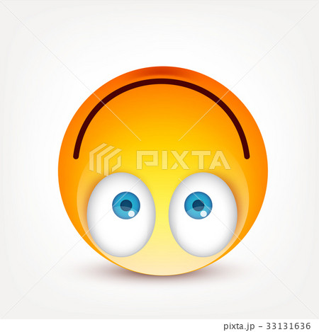 Smiley with blue eyes,emoticon. Yellow face with Smiley with blue eyes,emoticon. Yellow face with 33131636
