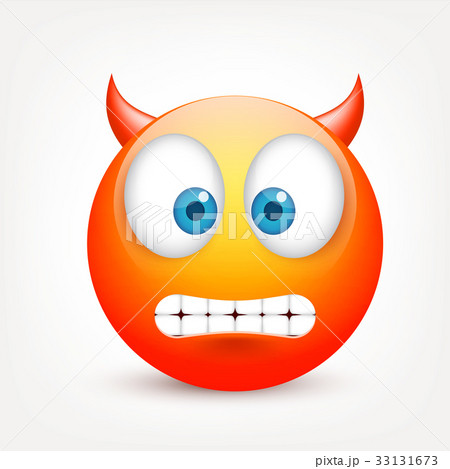 Smiley with blue eyes,emoticon. Yellow face with Smiley with blue eyes,emoticon. Yellow face with 33131673