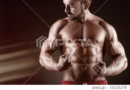 Muscular man Muscular man 33133276