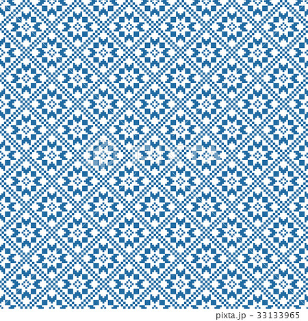 Traditional scandinavian pattern. Nordic ethnic 33133965