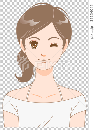 すっぴんの若い女性 すっぴんの若い女性 33134043