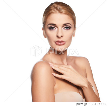 Beautiful Woman Face Portrait Beauty Skin Care Beautiful Woman Face Portrait Beauty Skin Care 33134320