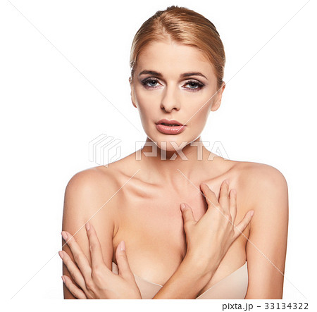 Beautiful Woman Face Portrait Beauty Skin Care Beautiful Woman Face Portrait Beauty Skin Care 33134322