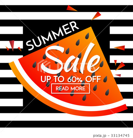 summer sale template banner Vector background 33134745
