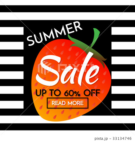 summer sale template banner Vector background 33134746