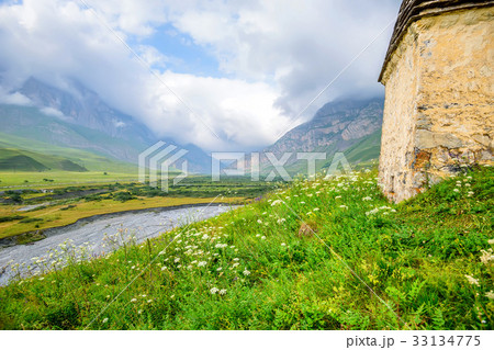 Ancient Alanian necropolis in North Ossetia 33134775