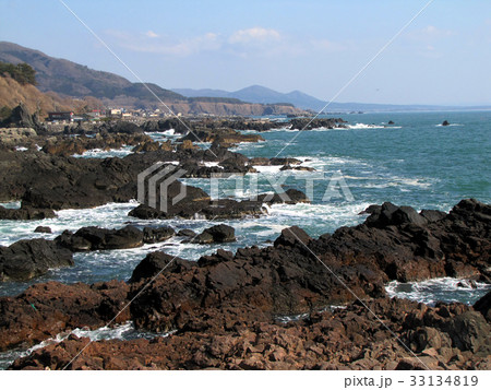 秋田八峰町・岩館海岸（海水浴場～チコギ埼） 33134819