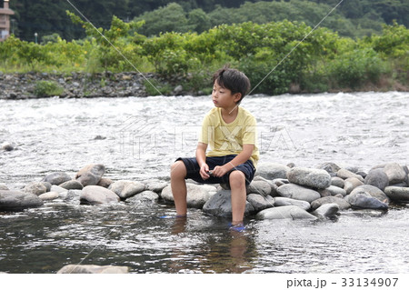 川遊び 33134907