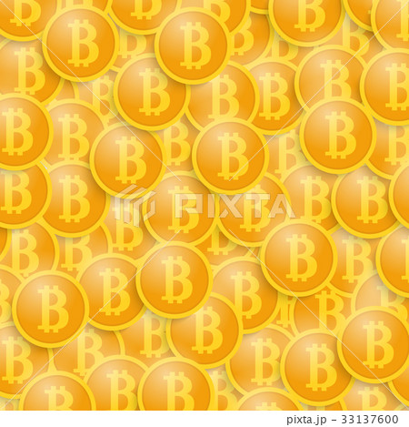 Coins of bitcoins background. Coins of bitcoins background. 33137600