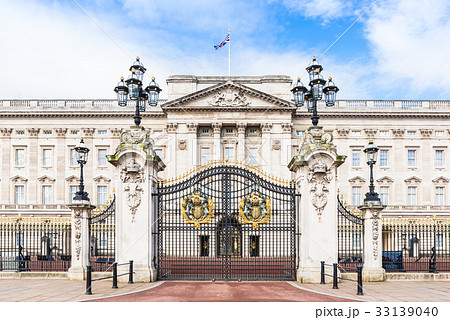 ロンドン バッキンガム宮殿の写真素材