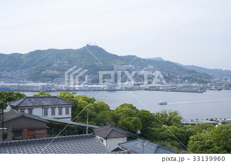 長崎港と稲佐山 33139960