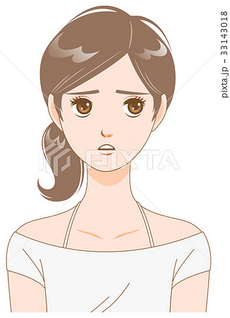 すっぴんの若い女性 33143018