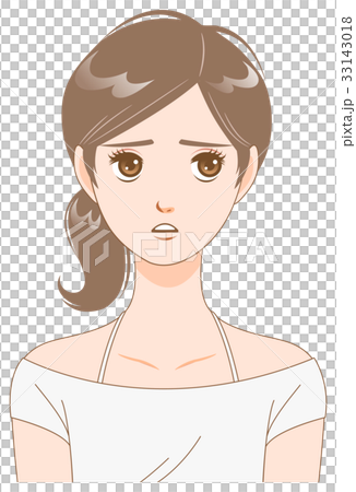 すっぴんの若い女性 33143018
