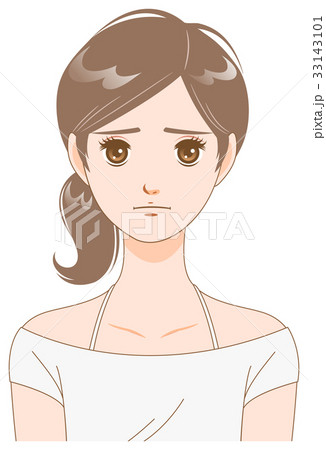すっぴんの若い女性 33143101