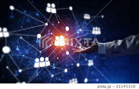 Presenting modern wireless technologies as means of communucation and networking on dark background Presenting modern wireless technologies as means of communucation and networking on dark background 33145310