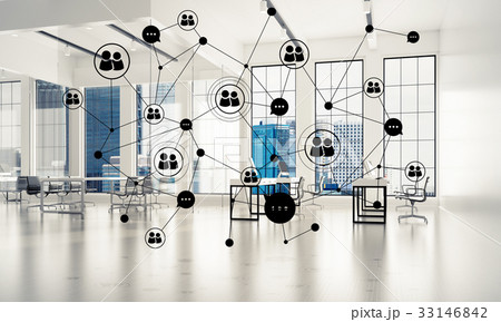 Networking and wireless connection as concept for effective mode Networking and wireless connection as concept for effective mode 33146842