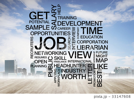 Business conceptual words as keys to success and company growth 33147608