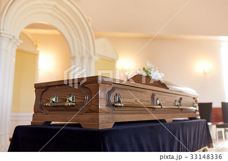 coffin at funeral in orthodox church 33148336