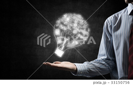 Bright idea for success achieving Bright idea for success achieving 33150756