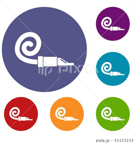 Pipe tongue icons set Pipe tongue icons set 33153233