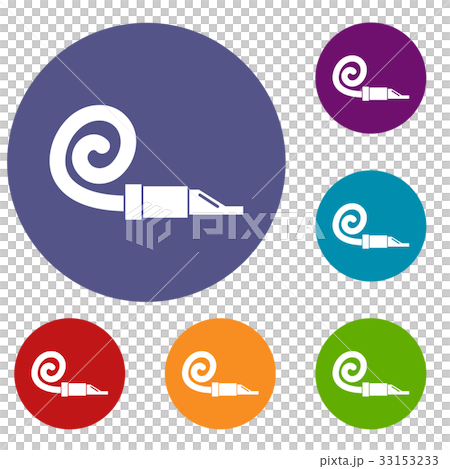 Pipe tongue icons set Pipe tongue icons set 33153233