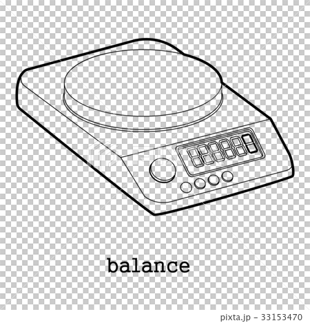 Electric scales icon outline - Stock Illustration [33153470] - PIXTA
