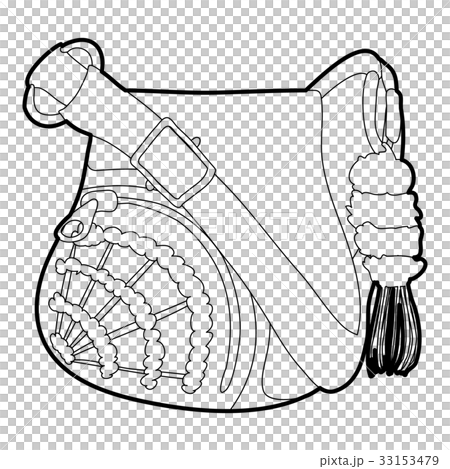 Teenage school backpack icon outline 33153479