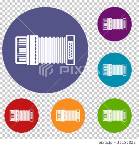 Accordion icons set 33153828