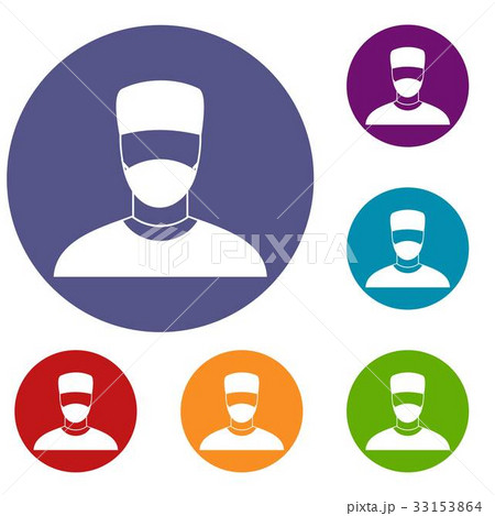 Doctor icons set 33153864