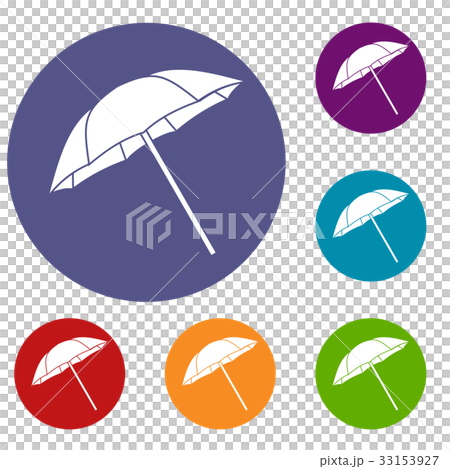 Umbrella icons set Umbrella icons set 33153927